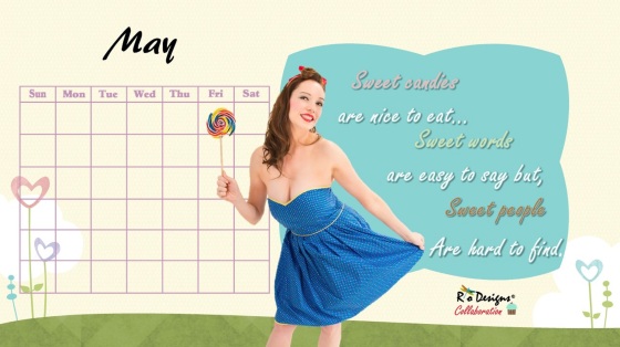 Love for Pin Up May Calendar 